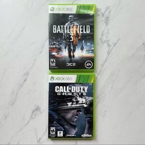 Xbox 360 Set Of 2 Video Games Call Of Duty Ghosts
